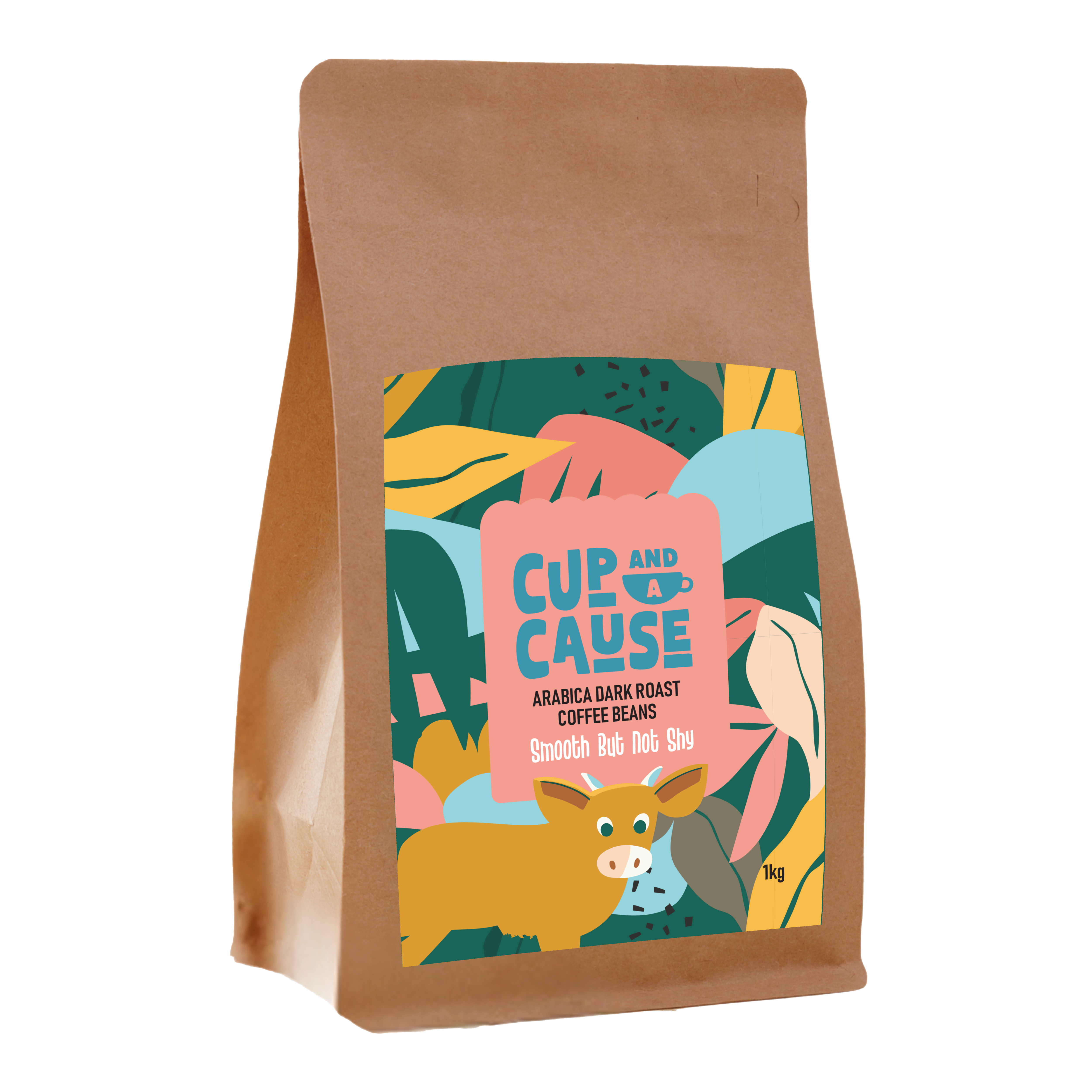 Arabica Dark Coffee Beans bag