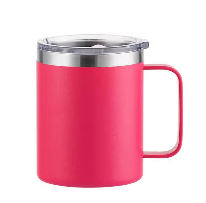 Insulated mug with handle - Bright Pink / Hot Pink