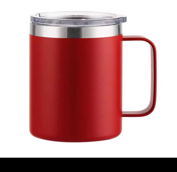Insulated mug with handle - Red