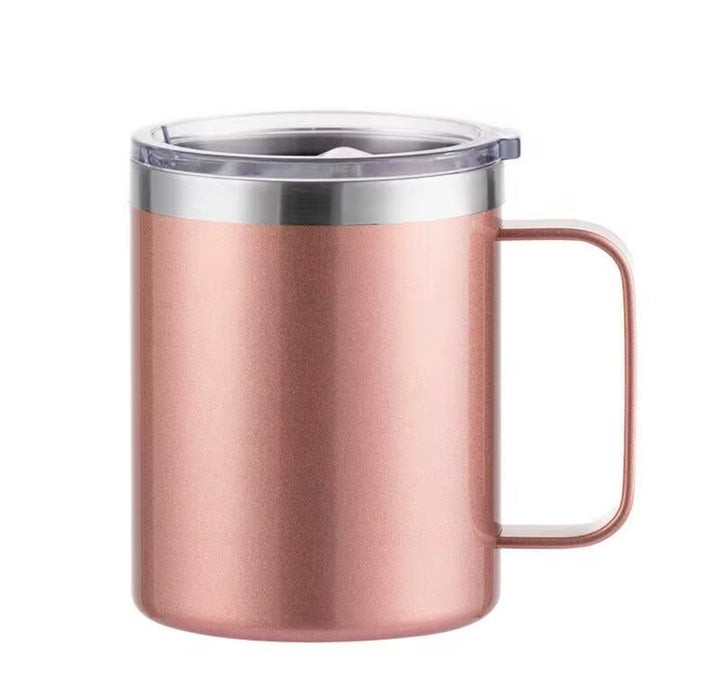 Insulated mug with handle - Rose Gold