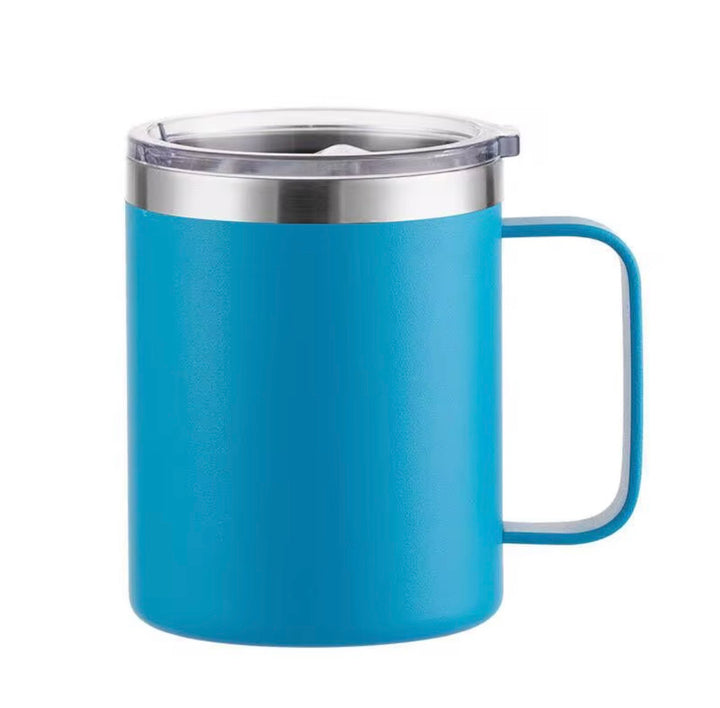 Insulated mug with handle - Bright blue / Sky blue