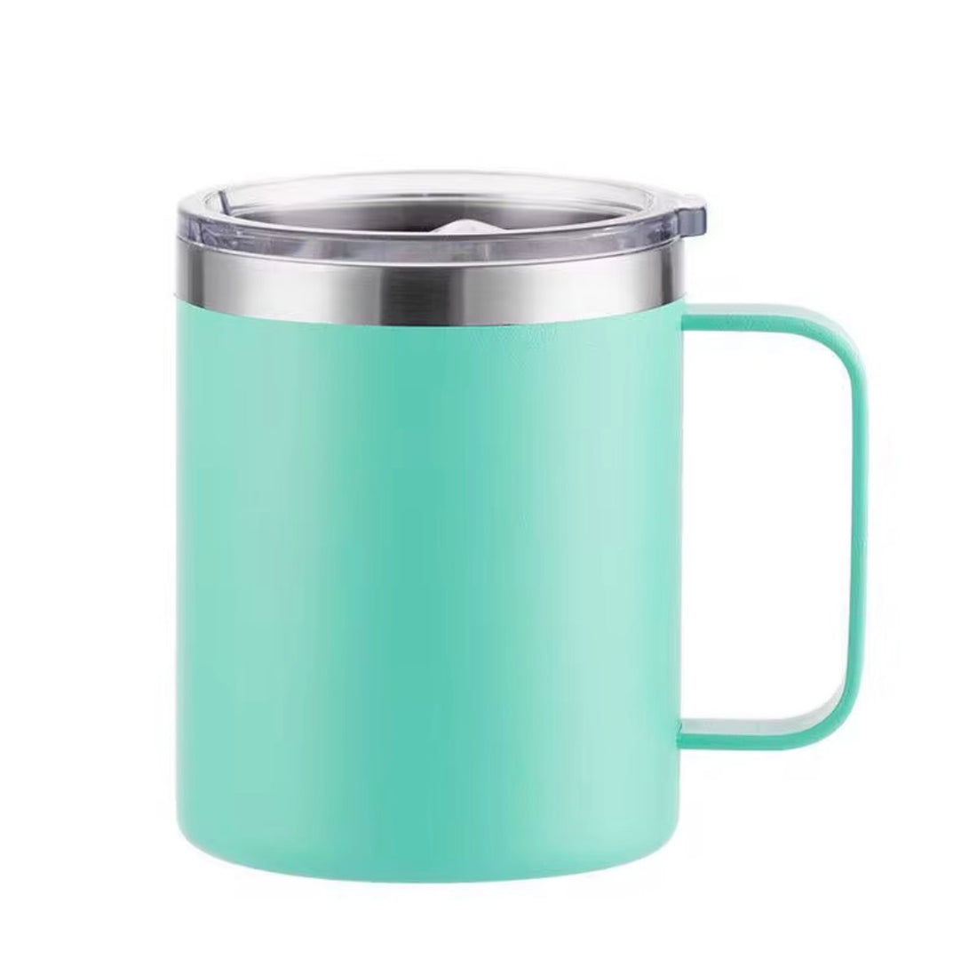 Insulated mug with handle - Teal