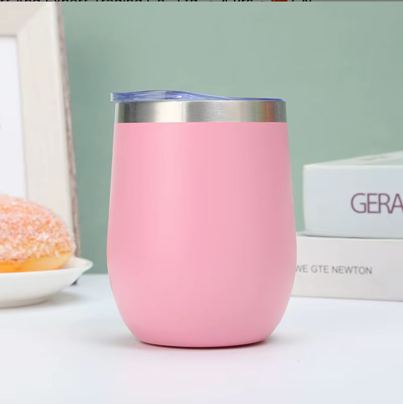 Insulated cup with no handle. Light Pink