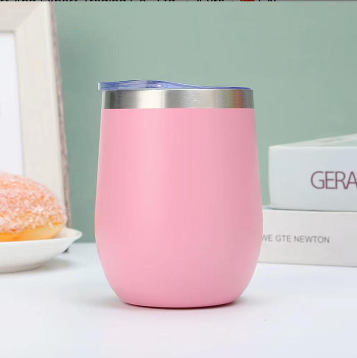 Insulated cup with no handle. Light Pink